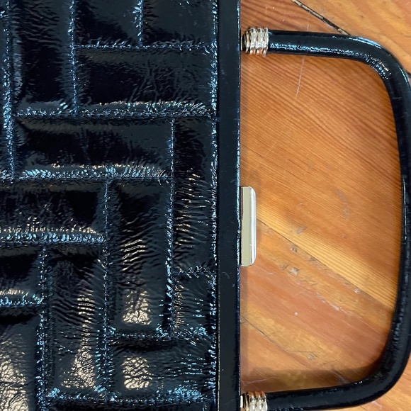 HOBO Unique Large Rectangle Textured Shiny Clutch - Picture 4 of 11